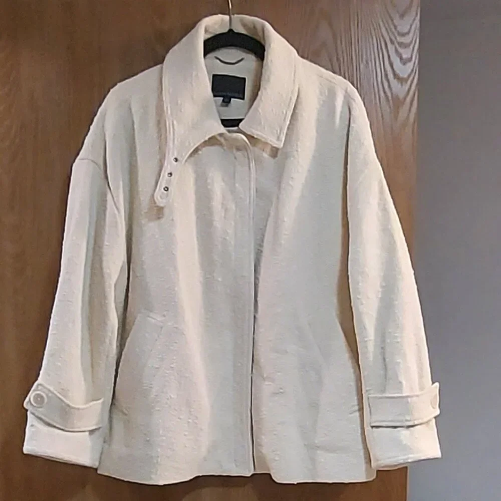 Banana Republic Oversized Balmacaan Jacket Size Large